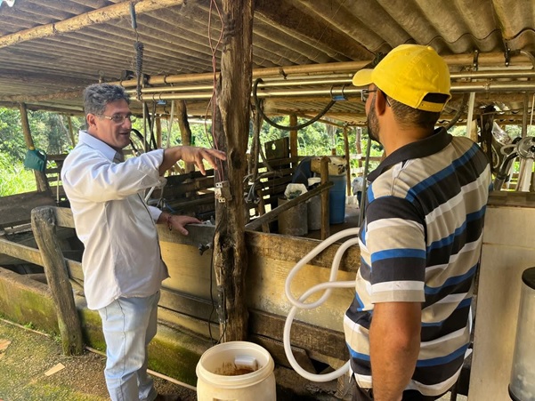 Produtor de Queijo Artesanal recebe assistência técnica em Caeté/MG- 2024