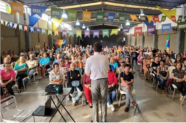 Promotor de Justiça Juvenal Martins Folly realiza ação 60+ em Juiz de Fora/MG-2024