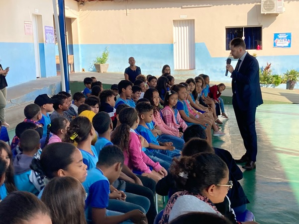 Promotor Lucas Eduardo de Lara Ataide participa de ação educativa em São João das Missões/ MG- 2024
