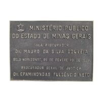 Placa Sala Procurador Mauro da Silva Gouveia
