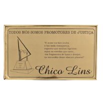 Placa em homenagem póstuma ao Promotor Francisco José Lins do Rego Santos