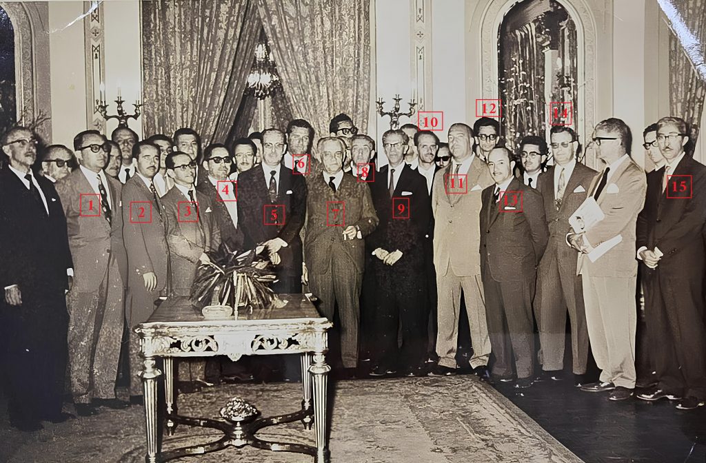 Reunião membros MPMG com governador, 1959