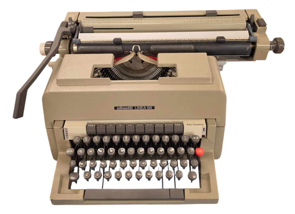 Máquina de escrever Olivetti Linea 98